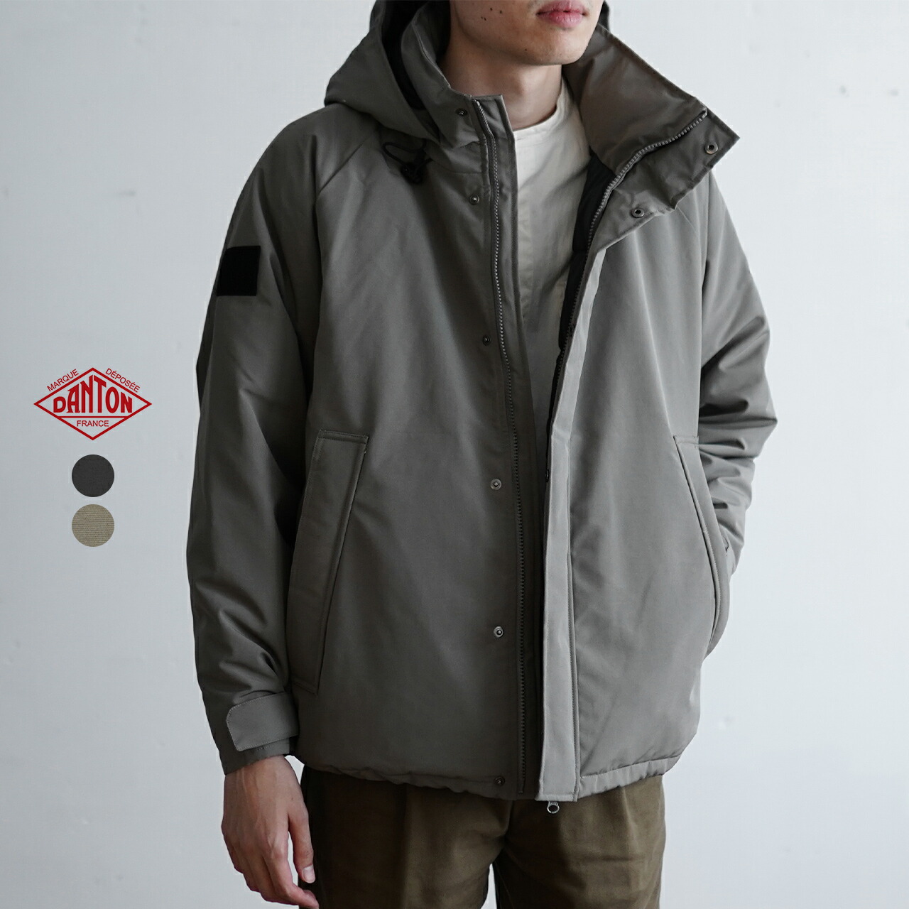 楽天市場】ダントン DANTON ダウン アーミー フーデッド ジャケット