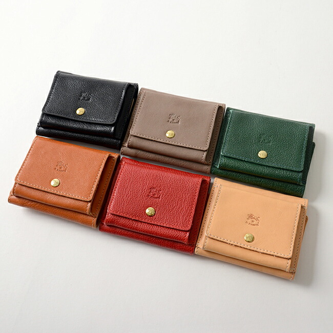 楽天市場】イルビゾンテ 財布 レザー コンパクト 3つ折り ミニ財布