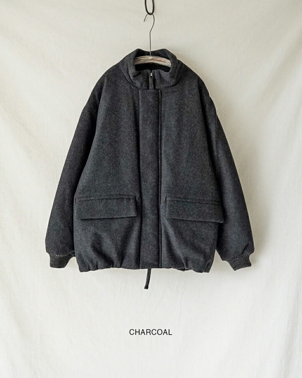 楽天市場】スティルバイハンド STILL BY HAND 中綿ウールブルゾン