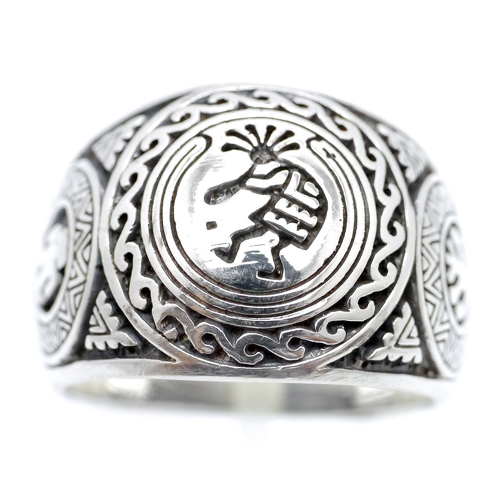 楽天市場】シルバー925 ココペリ リング メンズ E1 [10号11号12号13号