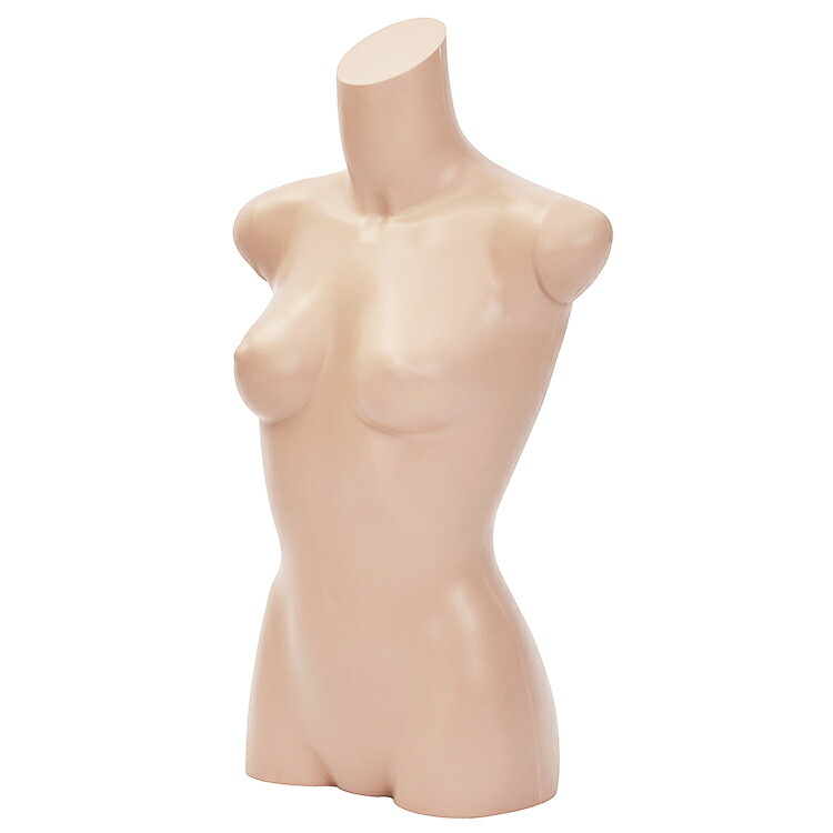 楽天市場】女性用上半身 マネキン 72ひざ上等身大 トルソーレディース