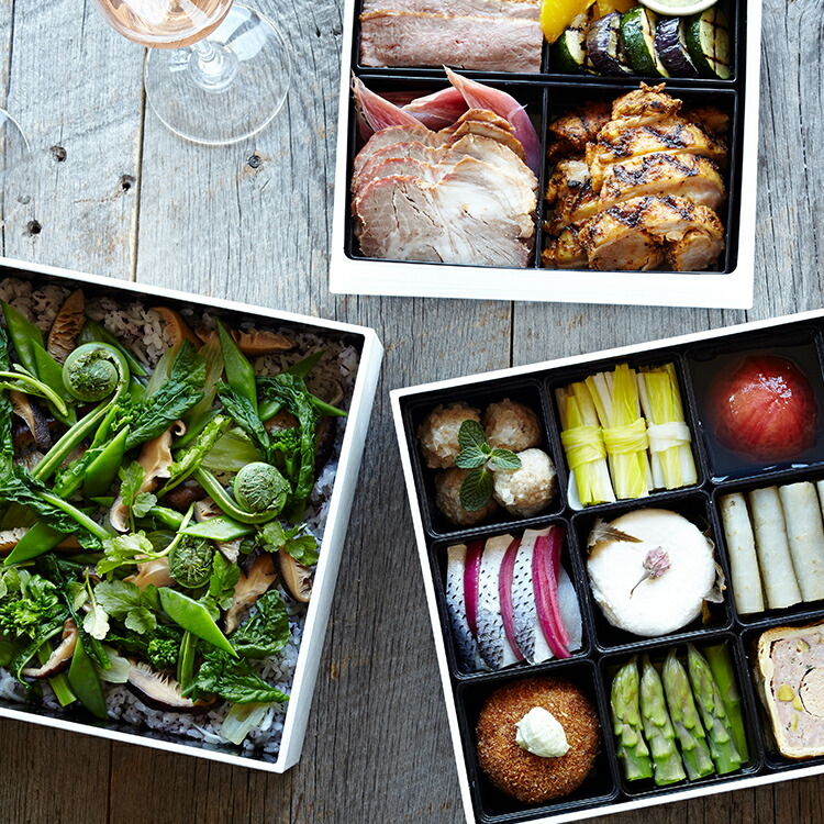 楽天市場】ディーンアンドデルーカ 三段重 大 ホワイト 仕切りあり