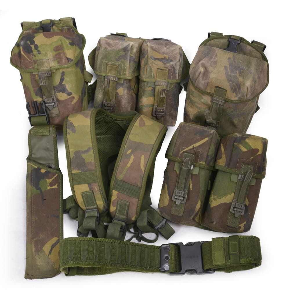 楽天市場】イギリス軍放出品 PLCEベルトキット DPM迷彩 バヨネット