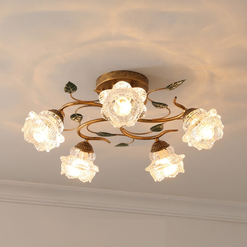 楽天市場】L43-5水晶ガラス.ペンダントライト．洋風照明 シャンデリア