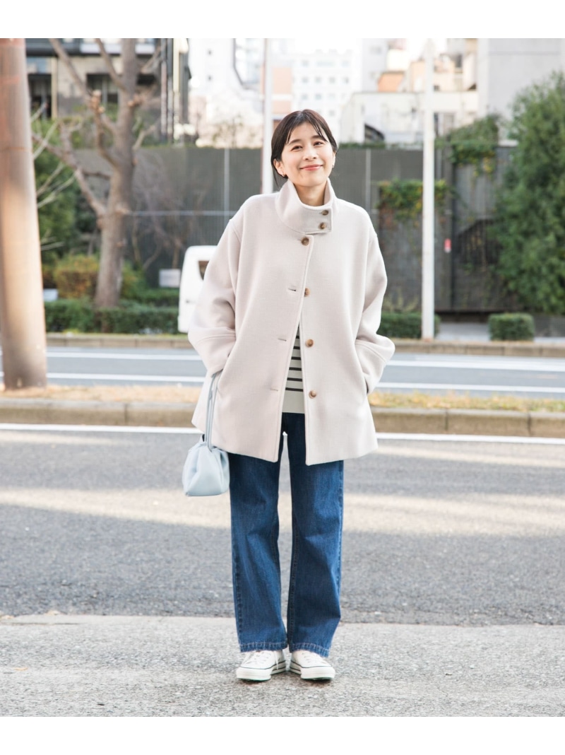 楽天市場】【SALE／50%OFF】スタンドカラーショートコート URBAN