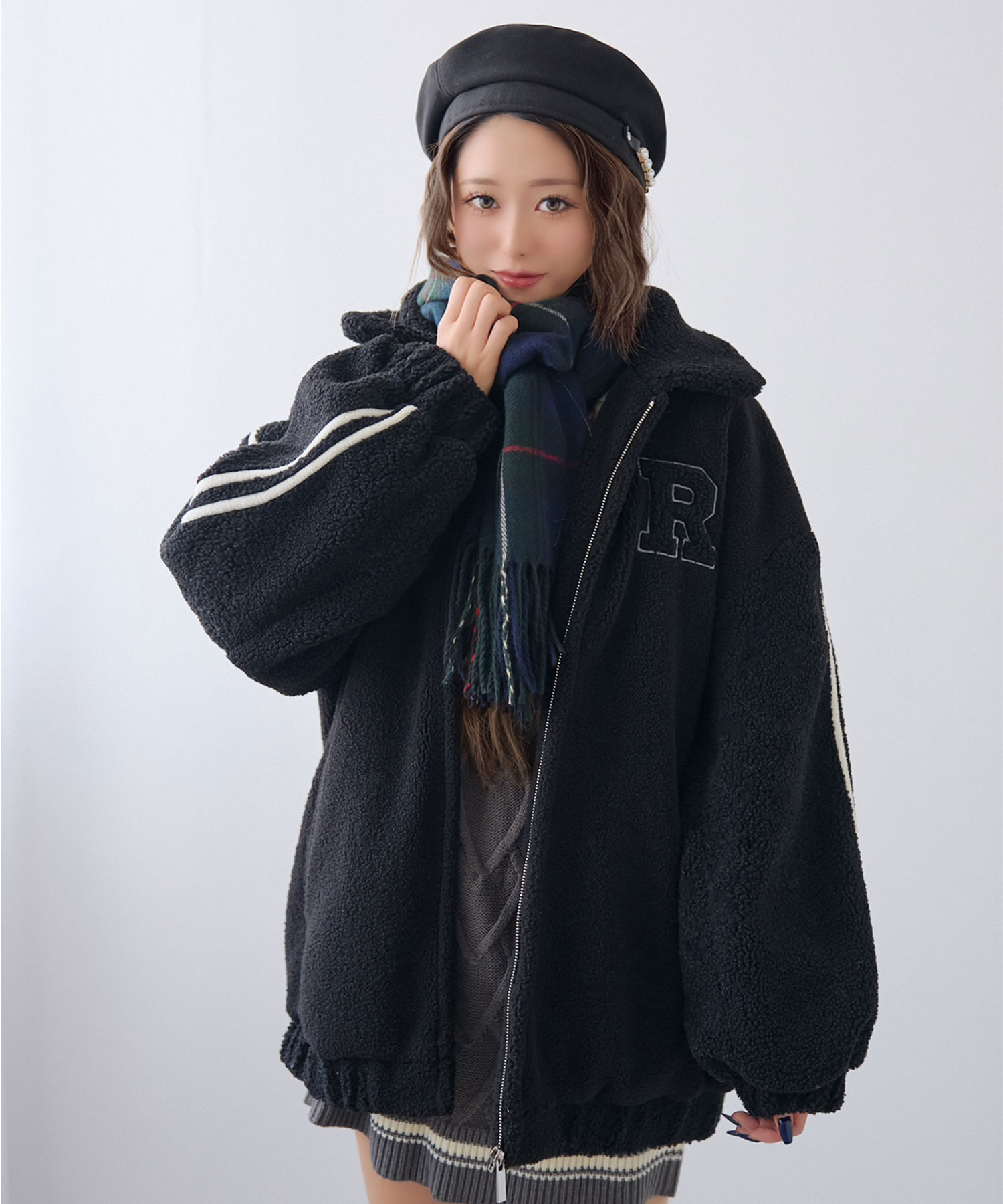 楽天市場】【FINALSALE】オーバーサイズボアブルゾン : 夢展望 YUMETENBO