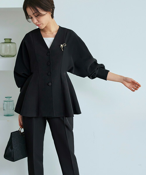 楽天市場】【ストレッチ】レディース ママスーツ パンツスーツ