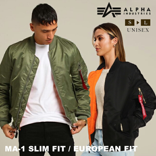楽天市場】アルファ インダストリーズ MA-1 ALPHA INDUSTRIES SLIM FIT