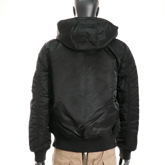 楽天市場】アルファ ALPHA MA-1 フライト ジャケット フード付き リブ