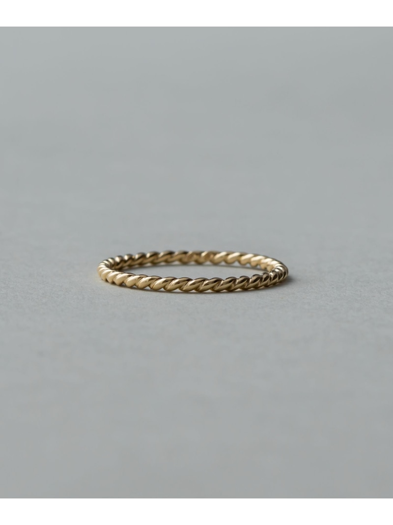 楽天市場】[レイヤード] K18YG ツイスト リング ete エテ アクセサリー