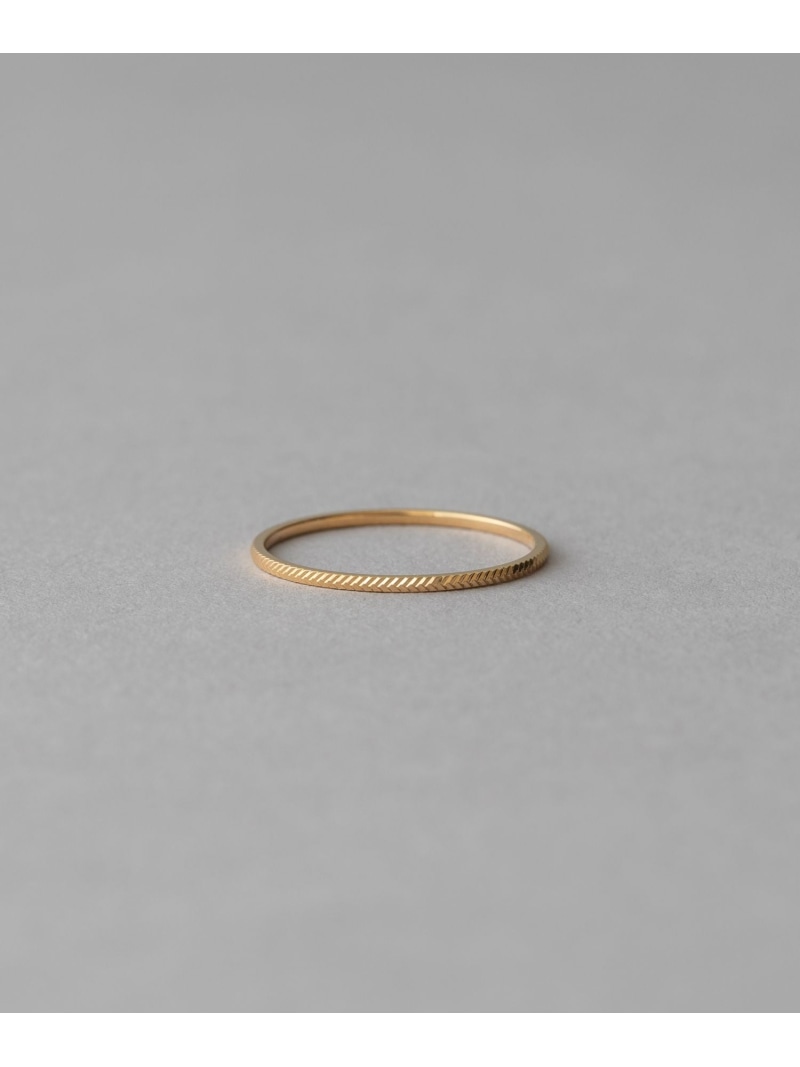 楽天市場】[クレール]K18YG アロウカット リング ete エテ