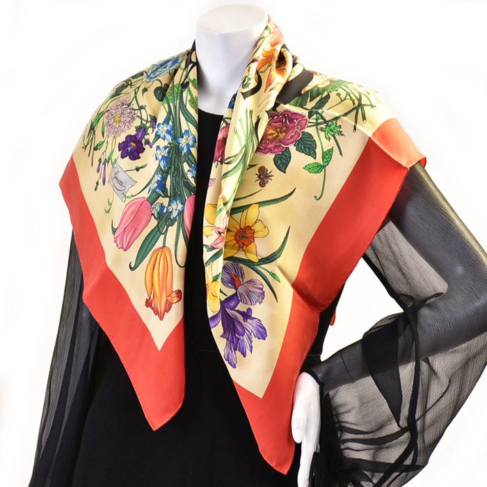 楽天市場】【53％OFF】 グッチ GUCCI スカーフ 508070 レッド