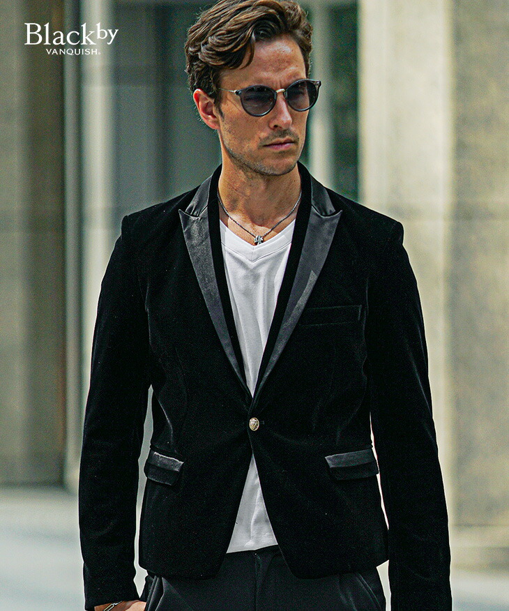 楽天市場】テーラードジャケット メンズ ベロア ジャケット メンズ 1