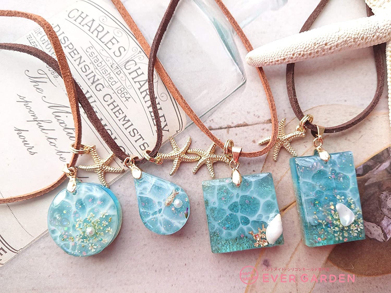 楽天市場】レジン 15種類 筒形 穴あき シリコンモールド オルゴナイト