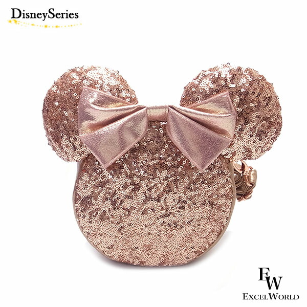 楽天市場】ミニーマウス ショルダーバッグ ミニー スパンコール ピンク