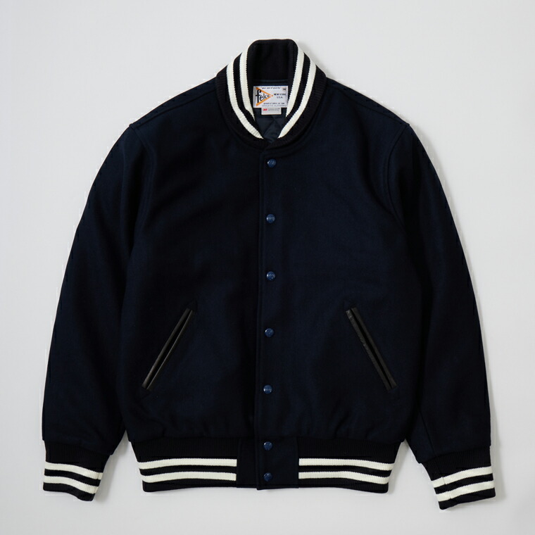 楽天市場】FELCO (フェルコ) SHAWL COLLAR VARSITY JACKET w/QUILT