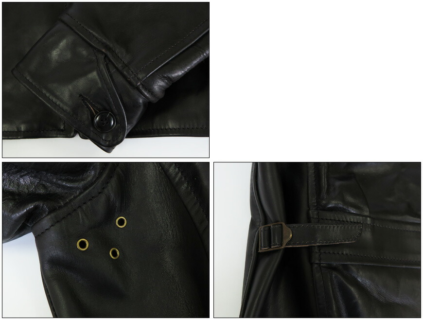 楽天市場】エアロレザー AERO LEATHER ライダースジャケット HALFBELT