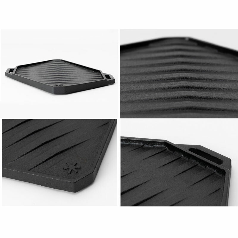 楽天市場】スノーピーク ギガパワーストーブ レクタ グリドル 鋳鉄製