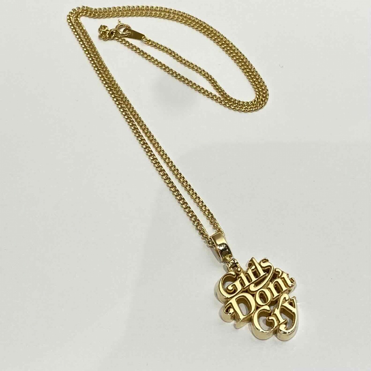 楽天市場】Girls Don't Cry GDC LOGO GOLD CHAIN NECKLACE ガールズ