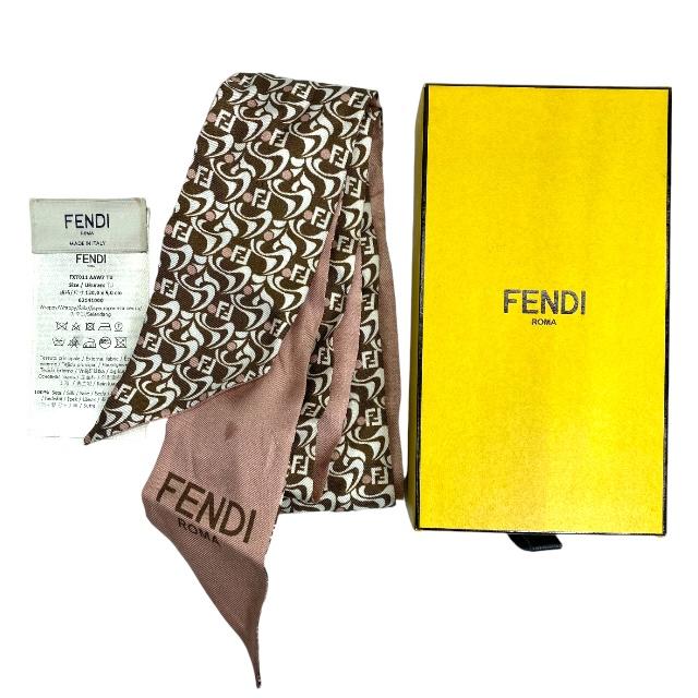 楽天市場】FENDI フェンディ ラッピー スカーフ ツイリースカーフ