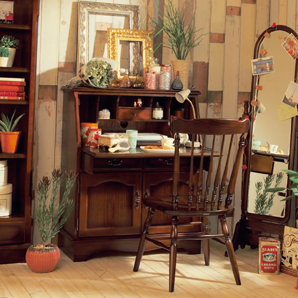 楽天市場】カリモク ライティングデスク 書斎デスク コロニアル