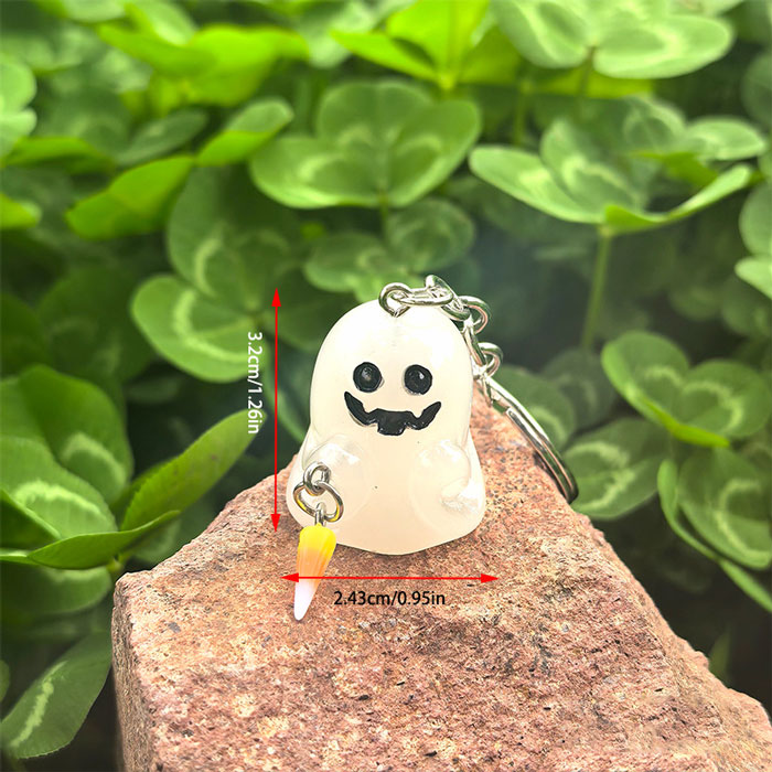 楽天市場】キーホルダー 暗闇で光る幽霊 ホルダー キーホルダー