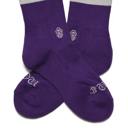 楽天市場】CHROME HEARTSClassic Stripe Socks - Purple / Yellow