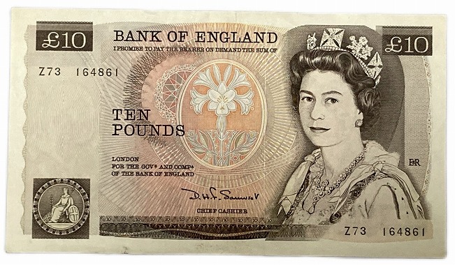 楽天市場】英国 イングランド銀行 10ポンド 表 エリザベス女王 裏フ