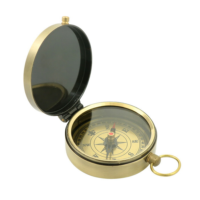 楽天市場】【最大3％OFF】 ヴィンテージ コンパス ゴールド 方位磁石