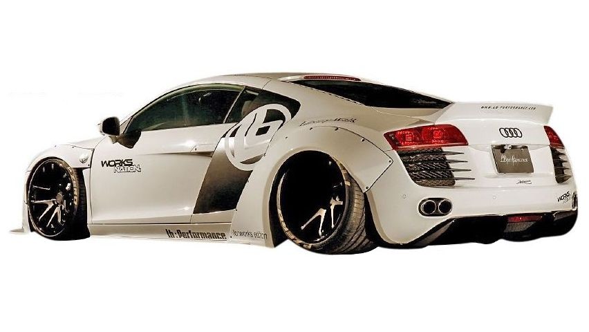 楽天市場】【M's】アウディ R8 LB WORKS エアロ リア ディフューザー