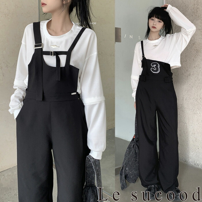 楽天市場】【Le sucood】リバーシブルストリートオーバーオール