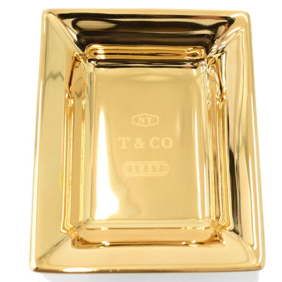 楽天市場】【中古】新品同様 ティファニー 小皿セット メタリック