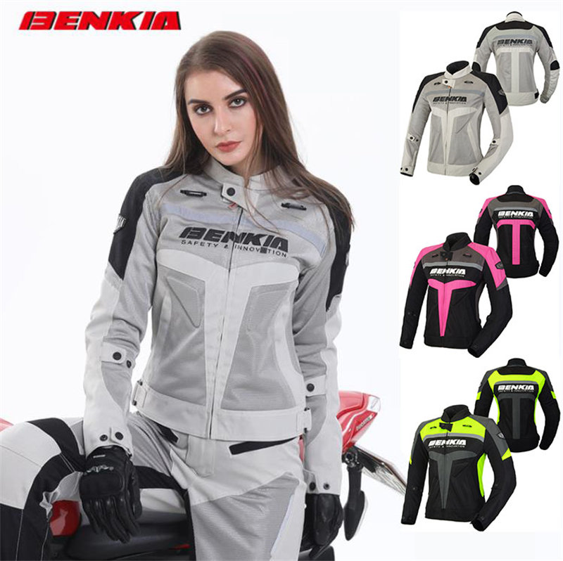 楽天市場】バイクジャケット レディース ネックプロテクター付き