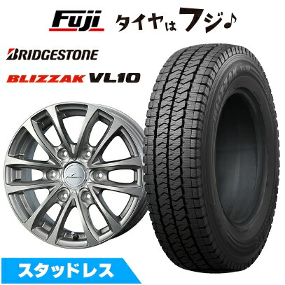 楽天市場】ブリザック vl1 195／80r15 107／105l ホイールセットの通販