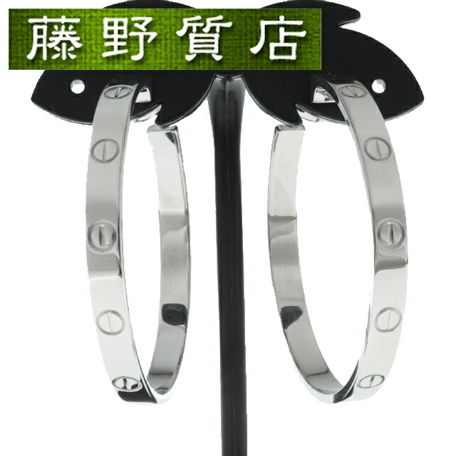 楽天市場】（新品仕上げ済）カルティエ CARTIER ラブ ピアス LOVE K18