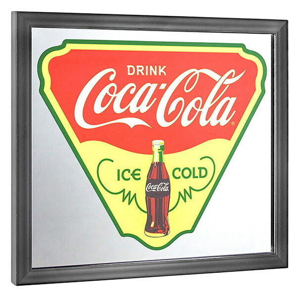楽天市場】コカコーラ パブミラー ice cold グッズ 壁掛け 雑貨 コカ