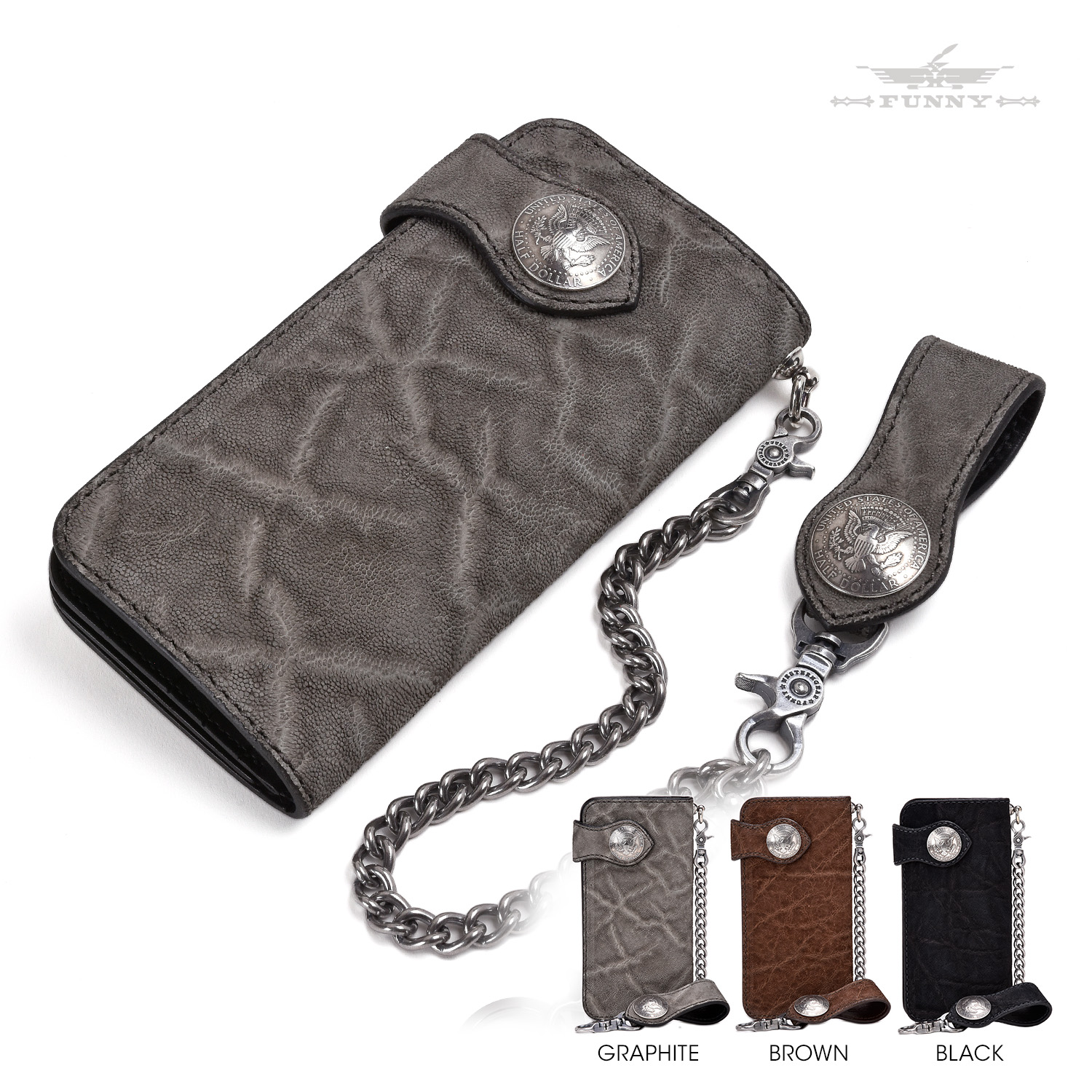 楽天市場】【FUNNY公式ストア】 ファニー ライダースウォレット