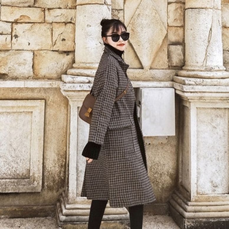 楽天市場】レディース アウター チェスター コート 送料無料 長袖 膝丈