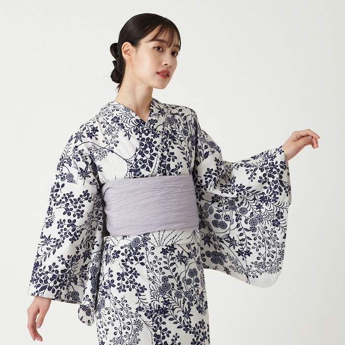 楽天市場】【セール50%オフ】浴衣＋へこ帯＋着付け冊子3点セット公式