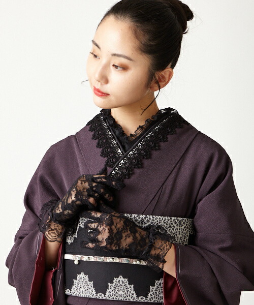 楽天市場】重ね衿「レースカサネ」公式 ふりふ 重ね襟 振袖 訪問着