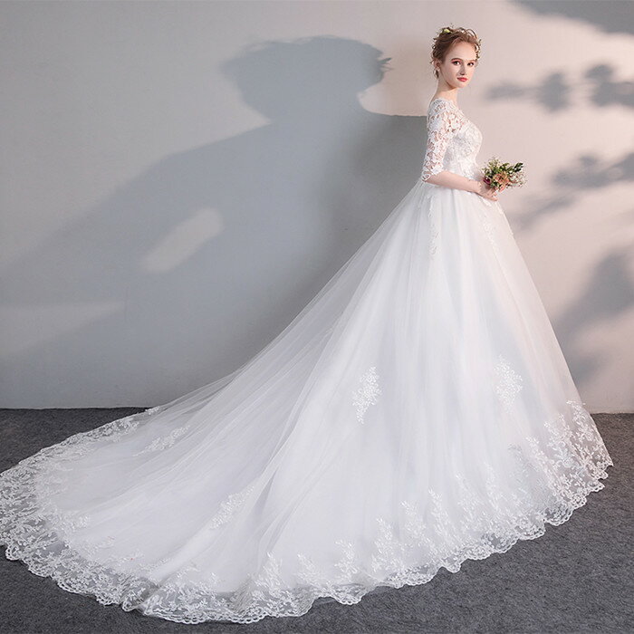 楽天市場】前撮り 後撮り ドレス トレーン有【着後ﾚﾋﾞｭｰ特典】露出