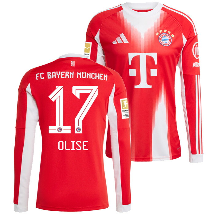 楽天市場】○バイエルンミュンヘン 25-26 ホーム 長袖 ユニフォーム No