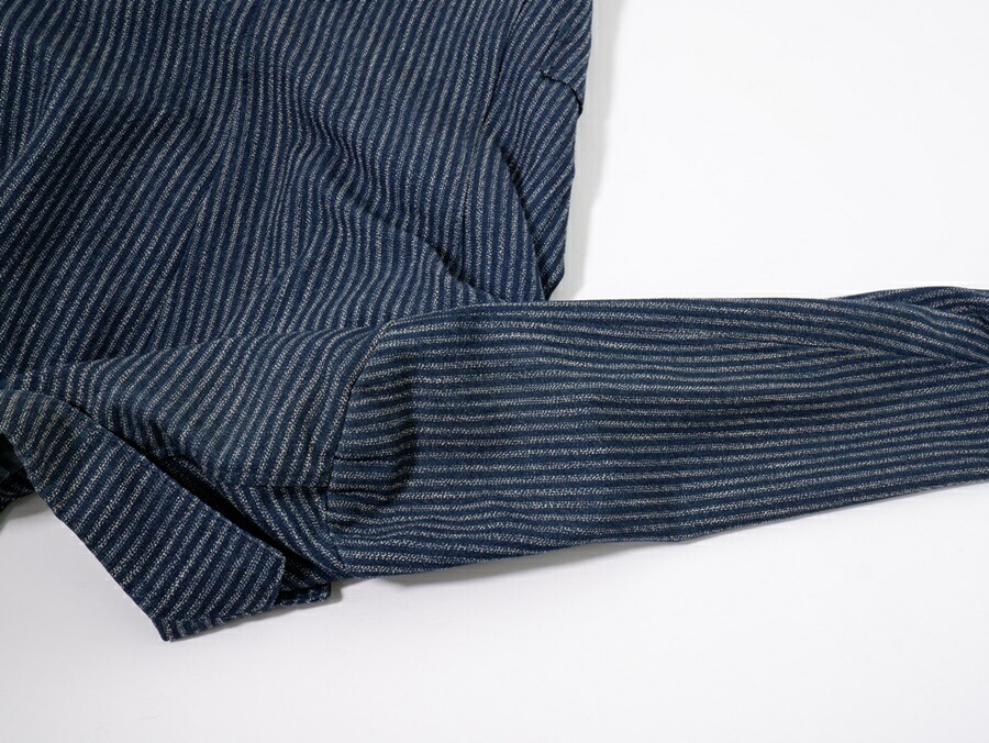 45rpm 45R デニム ストライプ ジャケット 藍染 インディゴ 【公式通販】