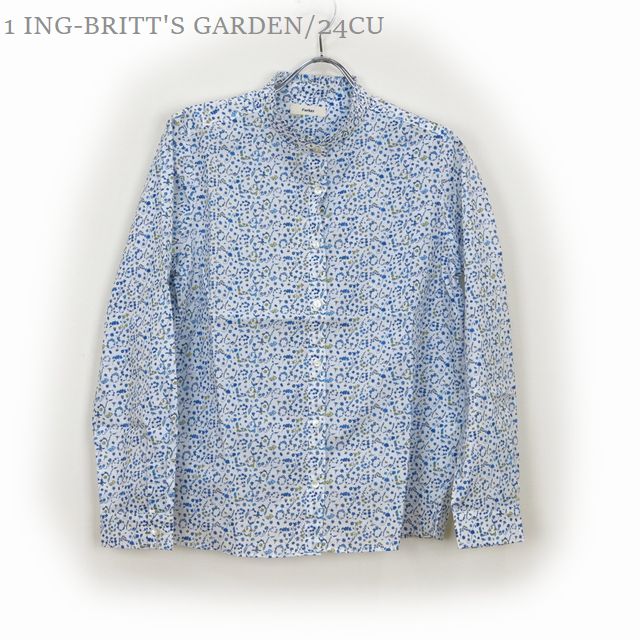 楽天市場】20%OFF [242] リバティ ブラウス × パークス スタンドカラー