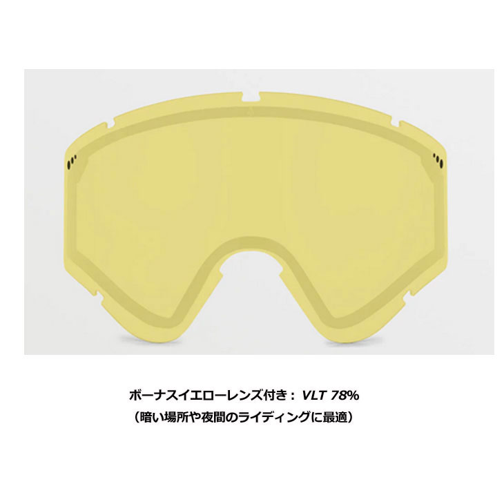 楽天市場】23-24 ボルコム VOLCOM スノボ ゴーグル SNOW Yae Goggle