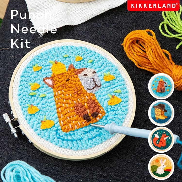 楽天市場】刺繍キット 刺しゅうセット パンチニードルキット