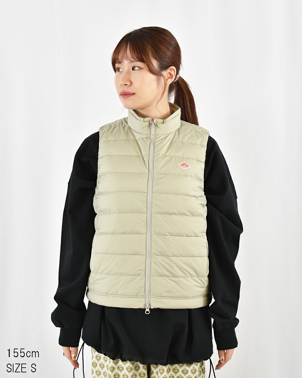 楽天市場】DANTON ミドルダウン スタンドカラー ダウンベスト ダントン