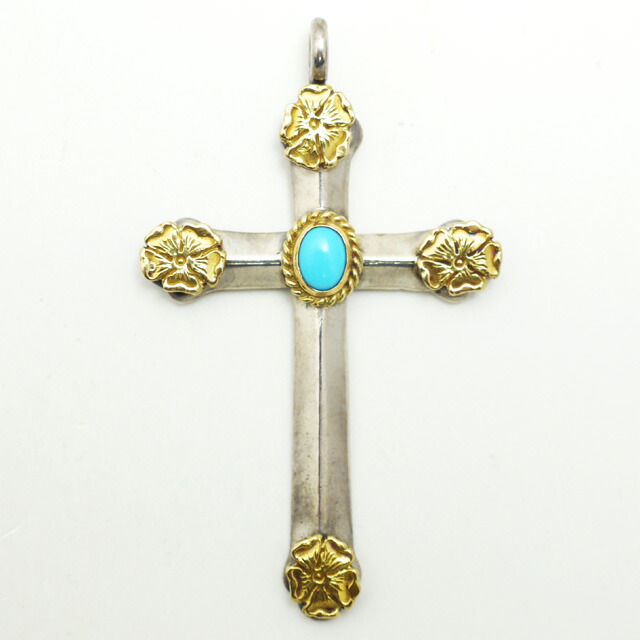 楽天市場】goro's(ゴローズ) フォーローズ＆金縄ターコイズ付クロス