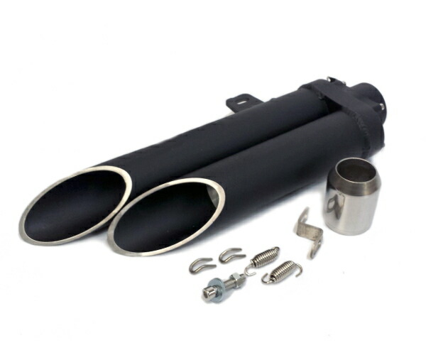 楽天市場】汎用 スラッシュカット サイレンサー スリップオンマフラー