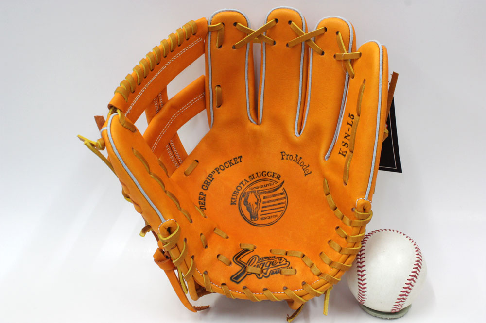 楽天市場】久保田スラッガー 軟式グローブ KSN-L5 KSオレンジ サード
